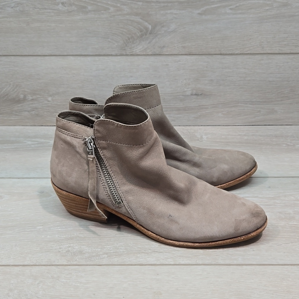 Sam Edelman Womens Ankle Leather Boots shoes sz 8.5